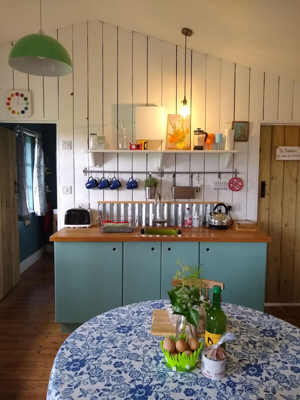cabin private kitchen