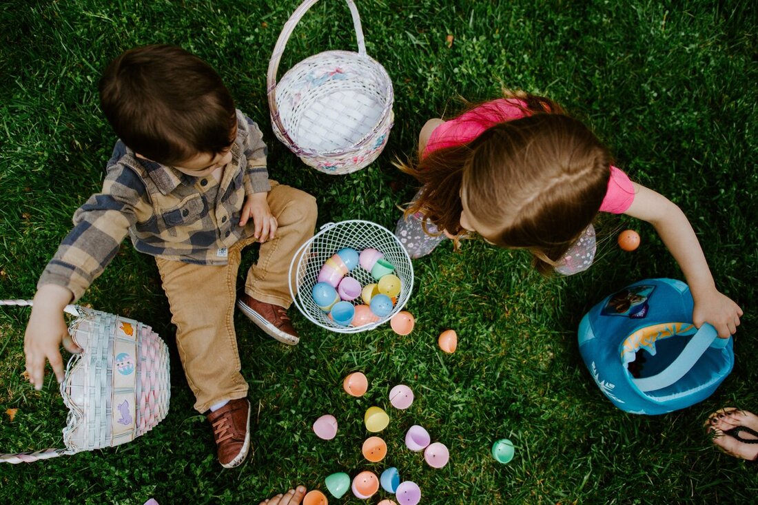 Farm Holidays at Easter, egg hunt
