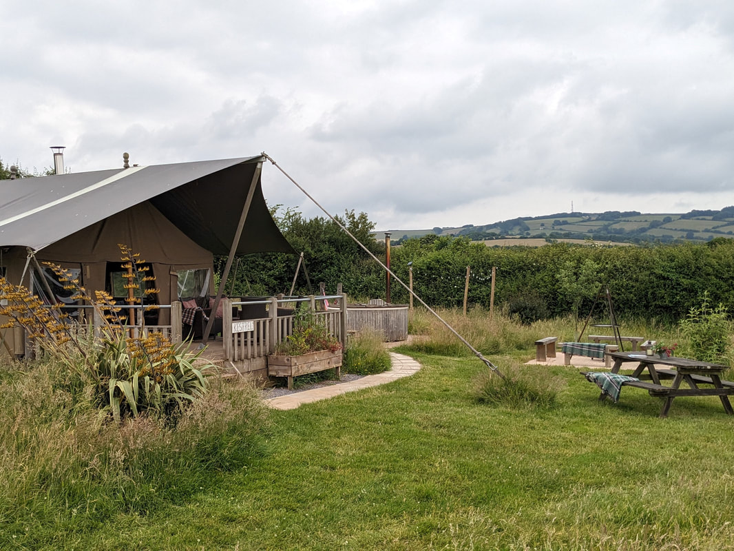 cabin with hot tub somerset, farm holiday